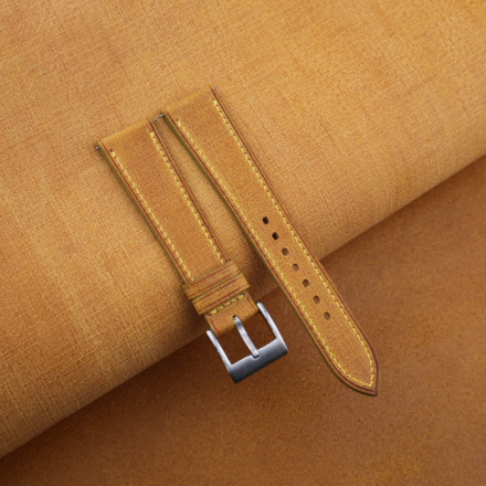 Whiskey Babele Leather Watch Strap