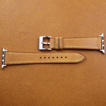 Whiskey Babele Leather Apple Watch Band