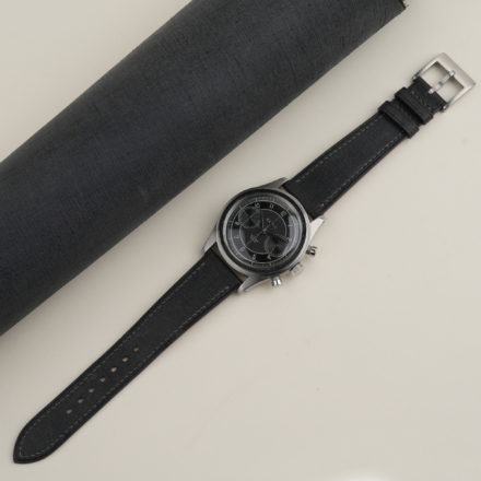 Dark Grey Babele Leather Strap for Baltic Watch